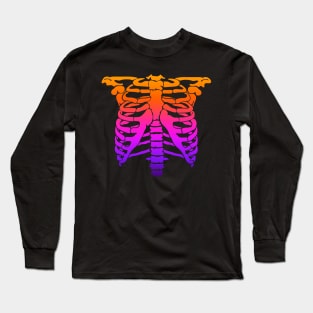 Skeleton Rib Cage ✅ Halloween Long Sleeve T-Shirt